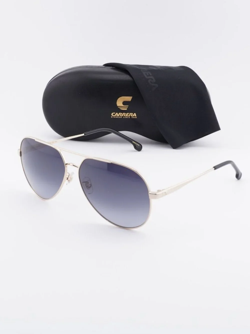 CARRERA 3005/S 0RHL 9O Aviator Sunglasses - Gold / Grey